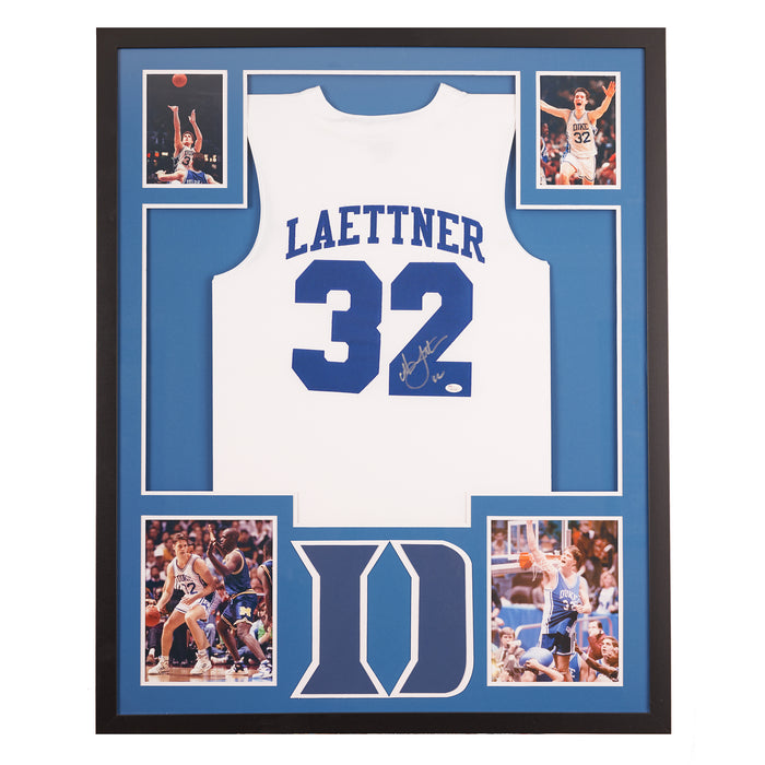 Christian Laettner Autographed Duke Jersey