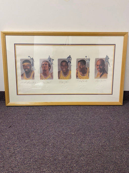 Lakers Legends Piece - Signed and Framed