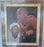 Michael Jordan Autographed Original Oil Painting with Father