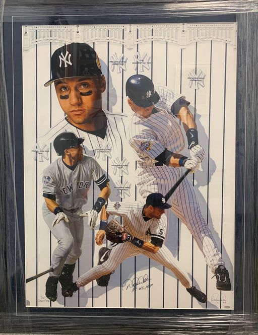 Limited Edition Derek Jeter Autographed Painting by Artist Danny Day