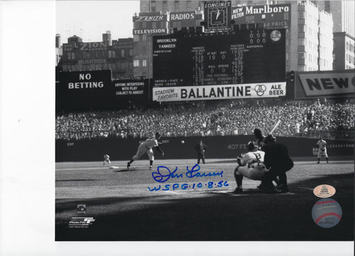 Don Larsen with WSPG 10-8-56 Inscription