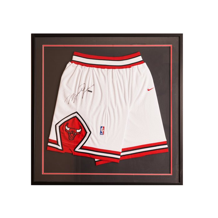 Michael Jordan Autographed Chicago Bulls Shorts
