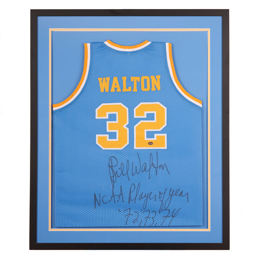 Bill Walton Autographed "NCAA Player of the Year" Jersey
