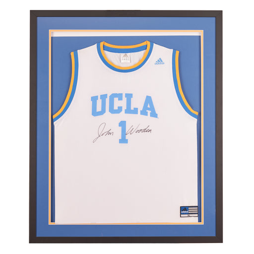 John Wooden Autographed UCLA Jersey