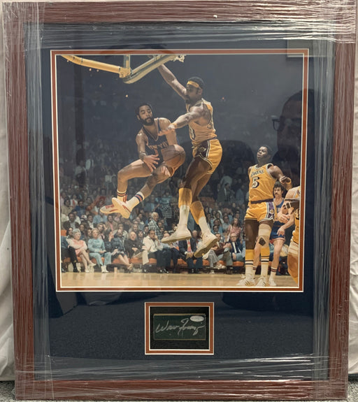 Walt Frazier and Wilt Chamberlain Autographed Photograph